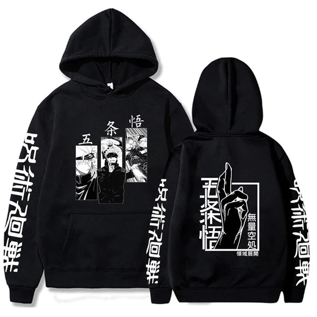 Jujutsu Kaisen Hoodie Gojo Satoru Print Hooded