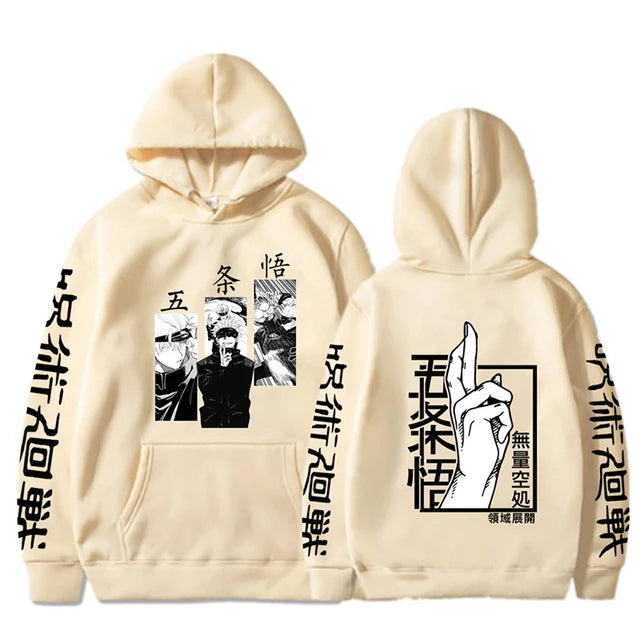 Jujutsu Kaisen Hoodie Gojo Satoru Print Hooded