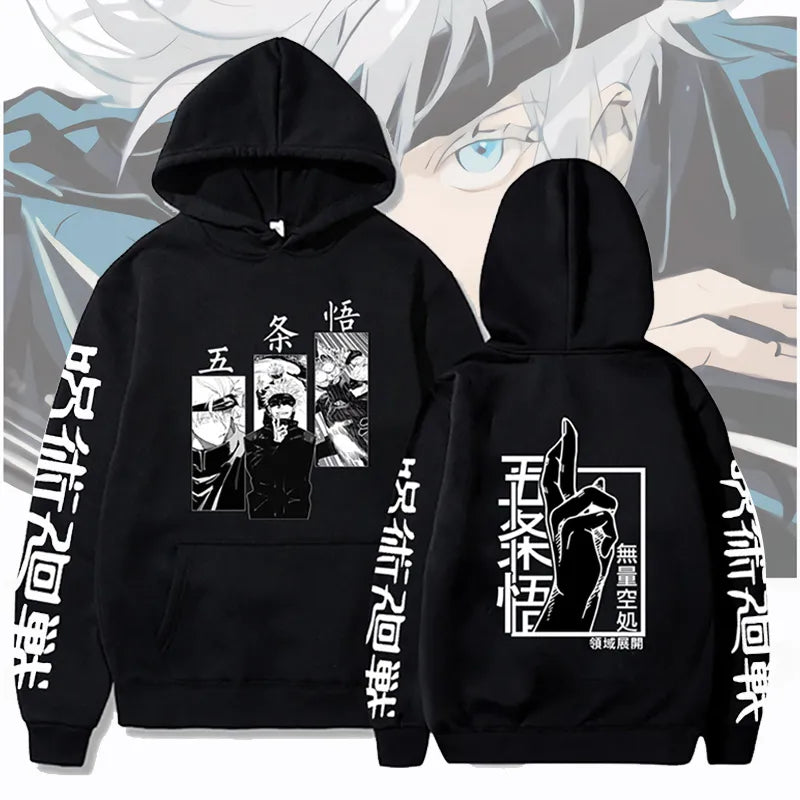 Jujutsu Kaisen Hoodie Gojo Satoru Print Hooded