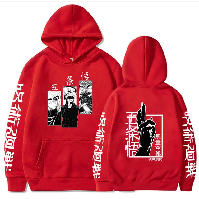 Jujutsu Kaisen Hoodie Gojo Satoru Print Hooded