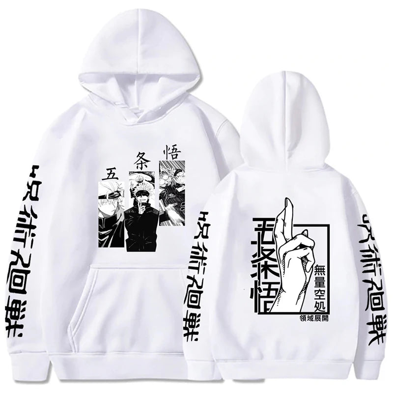 Jujutsu Kaisen Hoodie Gojo Satoru Print Hooded
