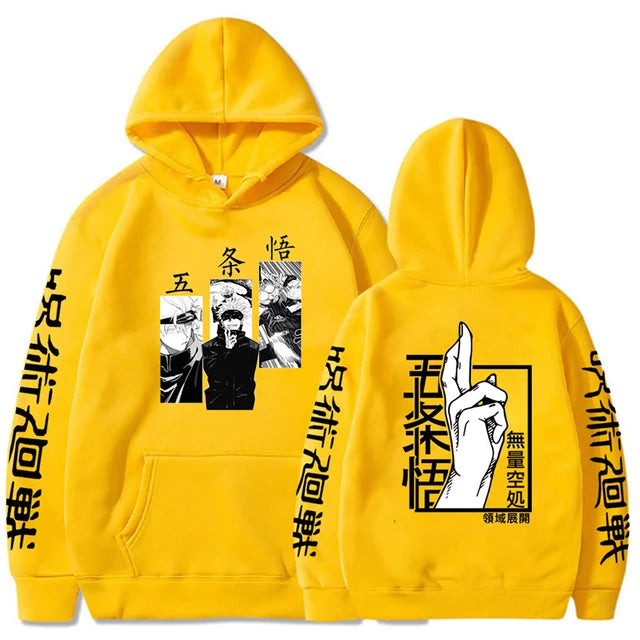 Jujutsu Kaisen Hoodie Gojo Satoru Print Hooded
