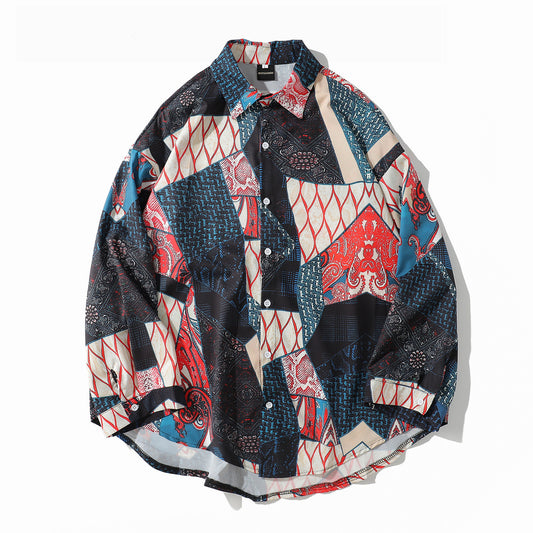 Unisex Printed Western-Style Shirts