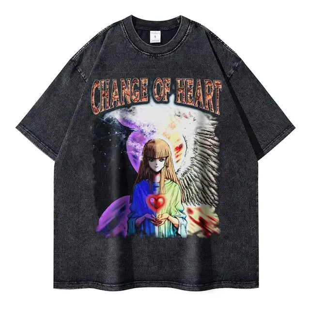 Change Of Heart Anime T-shirt Yugi Muto & Kaiba Tops